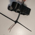 Add tie-reps to relief tension of the usb cable