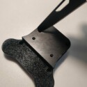 Optionally: enlarge hole in the case to feed the USB cable