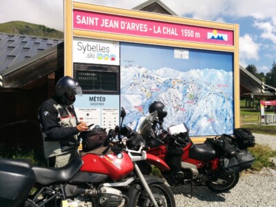 St. Jean d'Arves Ski resort - where we've been a few months earlier for snowboarding