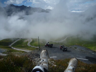 On top of the col du Galibier