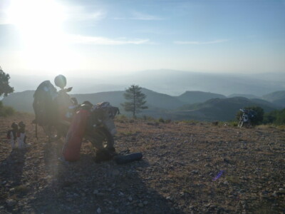 Setting up for the night