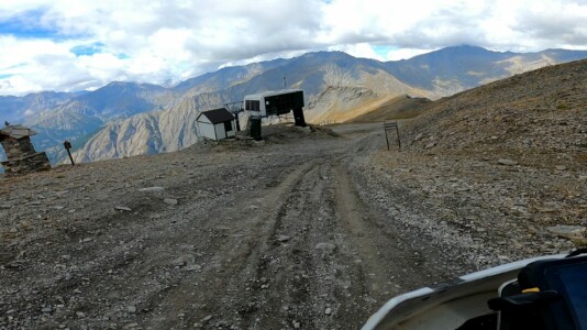 The first ski lift when descending from forte Jafferau to Bardonecchia via the ski slopes