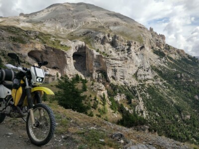 The Galleria Monte Seguret on the road to Jafferau that cover a 1km tunnel