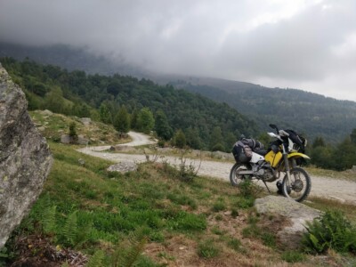 A very remote section just before a quarry at Rucas