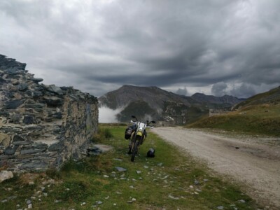 Old military barracks on the passo della Gardetta