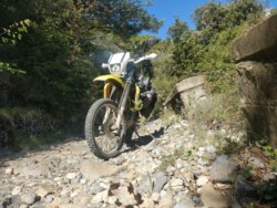 Rocky section close to Pigna in Italy