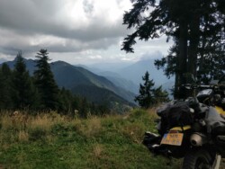 A valley in southern france between la Tour and Roquebilliere