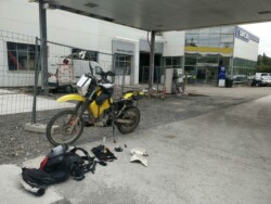 The stator was burned and only just provided enough power to keep going