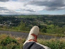 Overlooking the hills at les Ormes, close to Lyon