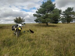 Lunch break at a spot i wild camped a year earlier close to Bar sur Aube