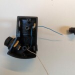 Ensure that you have the rings for the buttons on the right location and that you run the wires through them, before soldering.